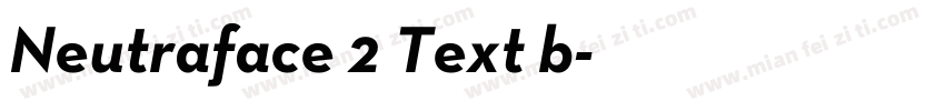 Neutraface 2 Text b字体转换